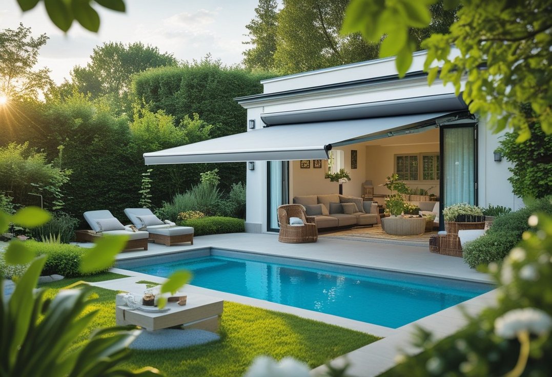 Sådan skaber du den perfekte oase i haven med pool og markise til altan løsninger Sådan skaber du den perfekte oase i haven med pool og markise til altan løsninger